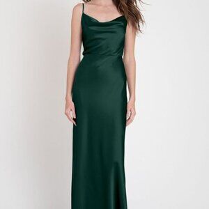 Amsale (Cowl Neck Gown)